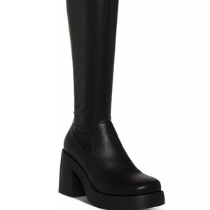 Lax Platform Tall Stretch Boots